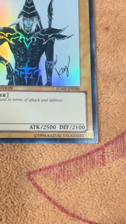 🔥 YUGIOH Dark Magician Ultra Rare Limited Edition JUMP-EN049 VLP ALTERNATE ART - Image 2