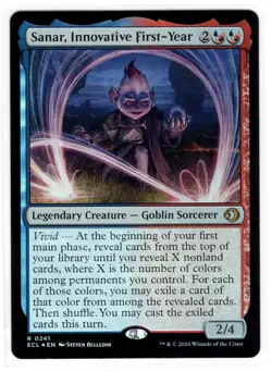 MTG Sanar, Innovative First-Year (Foil), Lorwyn Eclipsed (ECL) Near Mint Magic - Image 2