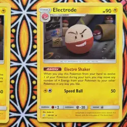 X2 Electrode Holo 39/181 Sun & Moon Team Up Pokemon TCG Cards - Image 4