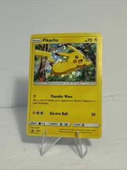 Pokemon TCG Pikachu Sun & Moon SM04 Promo Promo NM - Image 1