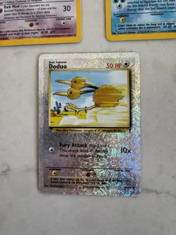 Pokemon Holo Card Lot Vintage Gengar Vaporeon Doduo Legendary Reverse MP - HP - Image 2