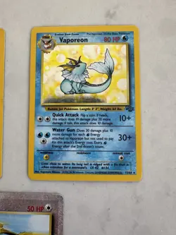 Pokemon Holo Card Lot Vintage Gengar Vaporeon Doduo Legendary Reverse MP - HP - Image 3