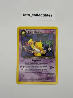 Dark Hypno 26/82 Team Rocket Rare Pokemon Card WOTC 2000 LP-NM - Image 1