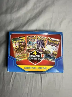Pokemon 4 Pack Power Box includes 1 Evolving Skies Booster - Image 1