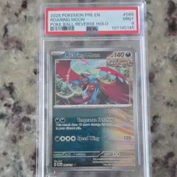 Pokemon TCG Roaring Moon 065/131 Sv: Prismatic Evolutions Reverse Holo PSA 9 - Image 1