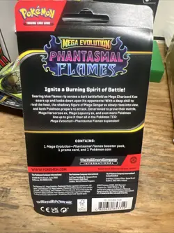 Pokemon TCG Phantasmal Flames Blister Pack Factory Sealed Whimsicott Promo - Image 2