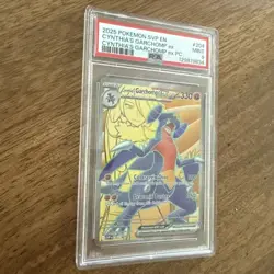 Cynthia’s Garchomp ex 2025 Pokemon TCG Black Star Promo #204 PSA 9 - Image 1