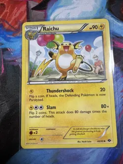 Raichu Pokemon Black and White Next Destinies Uncommon 40/99 NM - Image 2