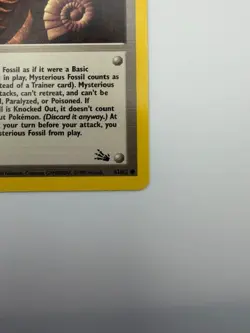 #62/62 Mysterious Fossil Normal Common Pokemon Fossil Vintage LP (See Photos) - Image 5