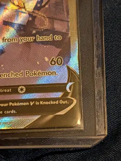 2021 POKEMON SWORD & SHIELD FUSION STRIKE #245/264 ALT ART CELEBI V - Image 4