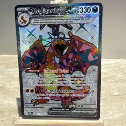 Pokemon TCG Obsidian Flames Charizard EX 215/197 Secret Illustrative Rare - Image 1