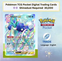 Pokemon TCG Pocket - Suicune EX Shiny 2 Star - Image 1