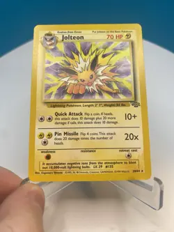 Pokemon TCG Vintage Jolteon 20/64 Jungle Set (1999) Non-Holo - NEAR MINT - Image 2