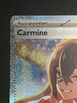 Pokemon Carmine 217/167 Trainer Full Art Holo Twilight Masquerade Special Rare - Image 2