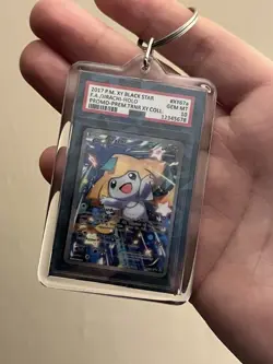 Pokemon Jirachi Keychain – Black Star Promo 2017 Premium Trainer XY PSA 10 - Image 1