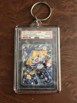 Pokemon Jirachi Keychain – Black Star Promo 2017 Premium Trainer XY PSA 10 - Image 2