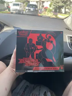 Destined Rivals Pokemon ETB In Shrink Wrap Bought Today! Want 100$ Obo - Image 1