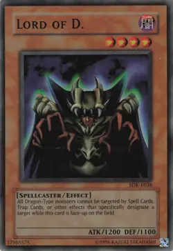 Yugioh Lord of D. SDK-E038 Super Rare NM - Image 1