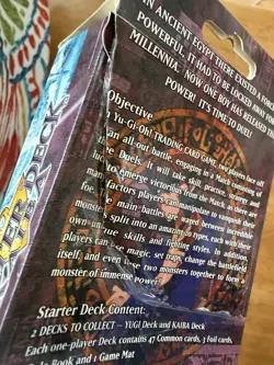 VINTAGE 1996 YU-GI-OH KAIBA STARTER DECK BOX ONLY (AS IS) INSTRUCTIONS (AS IS) - Image 3