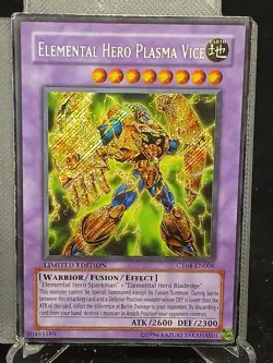 Yu-Gi-Oh! Elemental HERO Plasma Vice CT04-EN006 ScR MP - Image 1