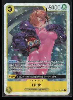 Lilith OP07-111 One Piece 500 Years in the Future Super Rare Near Mint - Image 1