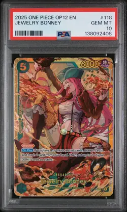 Jewelry Bonney One Piece OP12-118 SEC Legacy of the Master English - PSA 10 - Image 1