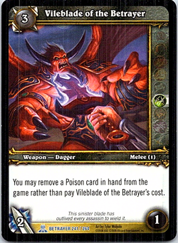 Vileblade of the Betrayer 241/264 World Of Warcraft Servants Of The Betrayer LP - Image 1