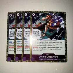 Divine Departure OP13-076 ONE PIECE TCG Card Game CCG Eng X4 Playset - Image 1