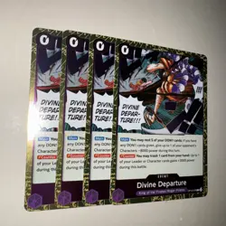 Divine Departure OP13-076 ONE PIECE TCG Card Game CCG Eng X4 Playset - Image 2