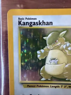 Pokemon TCG Kangaskhan Jungle Holo Card 5/64 Unlimited Rare, LP-NM Condition - Image 2