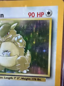 Pokemon TCG Kangaskhan Jungle Holo Card 5/64 Unlimited Rare, LP-NM Condition - Image 3