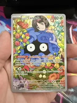 Pokemon Erika's Tangela ASC 218/217 Ability Basic Grass Card English 2026 - Image 2
