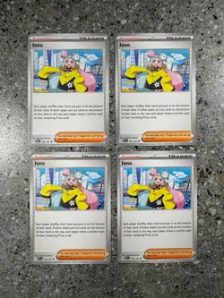 Pokemon TCG Cards 4x (=Playset) Iono 185/193 Paldea Evolved NM-M - Image 1