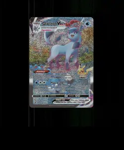 FAN-ART READ DESCRIPTION BELOW SPARKLING HOLO GLACEON Card Pokemon Card p2 - Image 1
