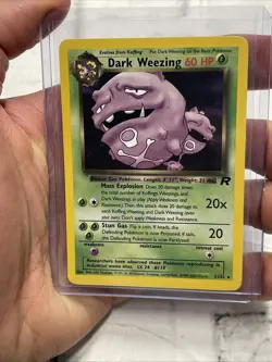 Dark Weezing 31/82 Rare Team Rocket Pokemon Card WOTC NM/MT Vintage Non Holo TCG - Image 1