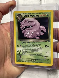 Dark Weezing 31/82 Rare Team Rocket Pokemon Card WOTC NM/MT Vintage Non Holo TCG - Image 2