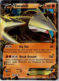 Excadrill EX 82/113 Legendary Treasures - Pokemon Card - NM - Image 1