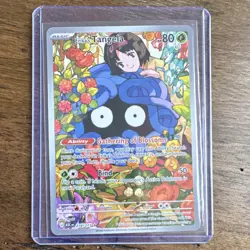 Pokemon Erika's Tangela Basic Grass Ability Card 80 HP ASC 218/217 - Image 1