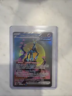 Iron Crown ex 206/162 Special Illustration Rare Temporal Forces Pokemon Card - Image 1