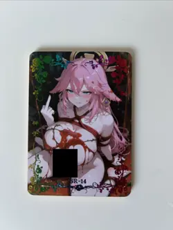 Yae Miko SR-14 Illustration Liquid Fantasy Card Set Genshin Impact - Image 1