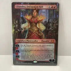 FOIL BORDERLESS Chandra, Dressed to Kill - Innistrad: Crimson Vow NM - Image 1