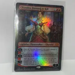 FOIL BORDERLESS Chandra, Dressed to Kill - Innistrad: Crimson Vow NM - Image 3
