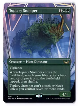 Topiary Stomper NM* BORDERLESS Streets Of New Capenna ENGLISH 290 -UnltdCards - Image 1