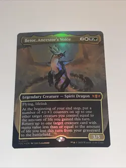 Betor, Ancestor's Voice 0001 Mythic Borderless Foil Tarkir Commander MTG NM - Image 1