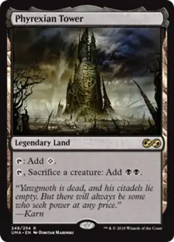1x Phyrexian Tower NM-Mint, English Ultimate Masters MTG Magic - Image 1