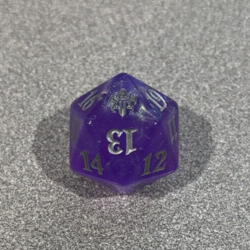 Dice - MTG - Oversized Spindown - D20 - Throne of Eldraine (Light) - Image 1