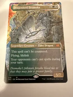 Magic: The Gathering Dragonlord Dromoka Borderless Double Masters 2022 Mythic 3… - Image 1
