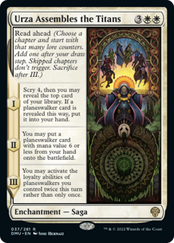 x4 Urza Assembles the Titans DMU MTG 37/281 RARE M/NM 4x - Image 1