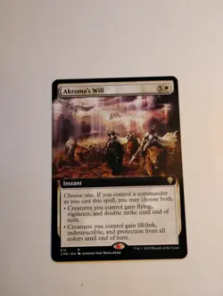 Akroma's Will (Extended Art) Commander Legends Regular - Image 1