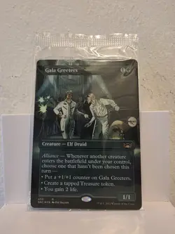 Gala Greeters Box topper Promo Foil *SEALED* - Image 1